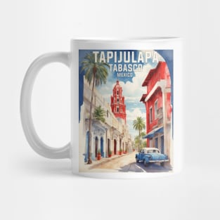 Tapijulapa Tabasco Mexico Vintage Tourism Travel Mug